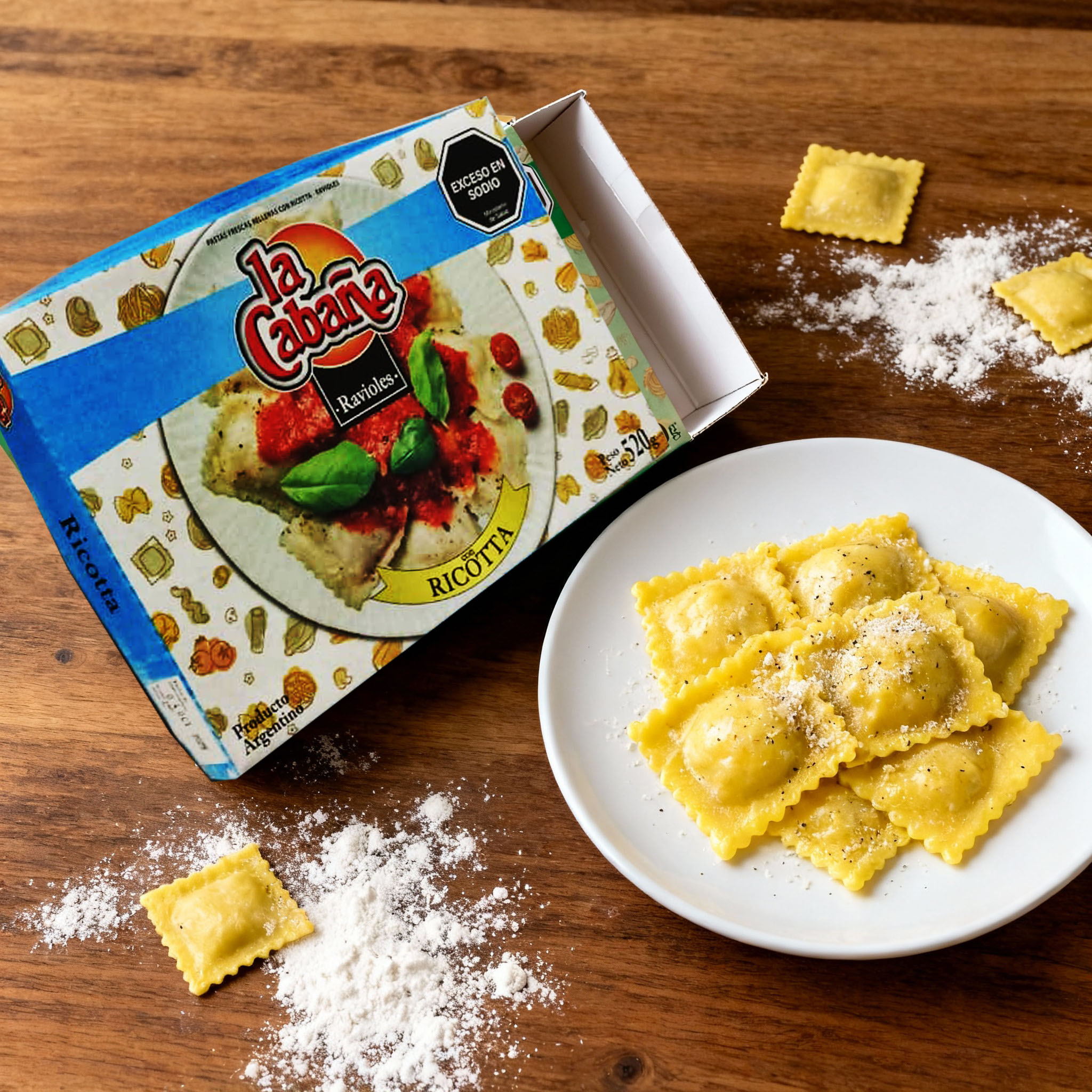 Ravioles de ricota