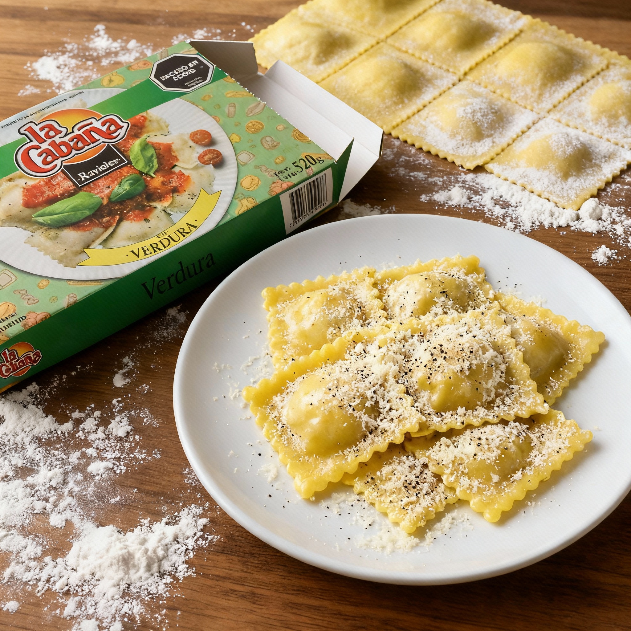 Ravioles de verduras