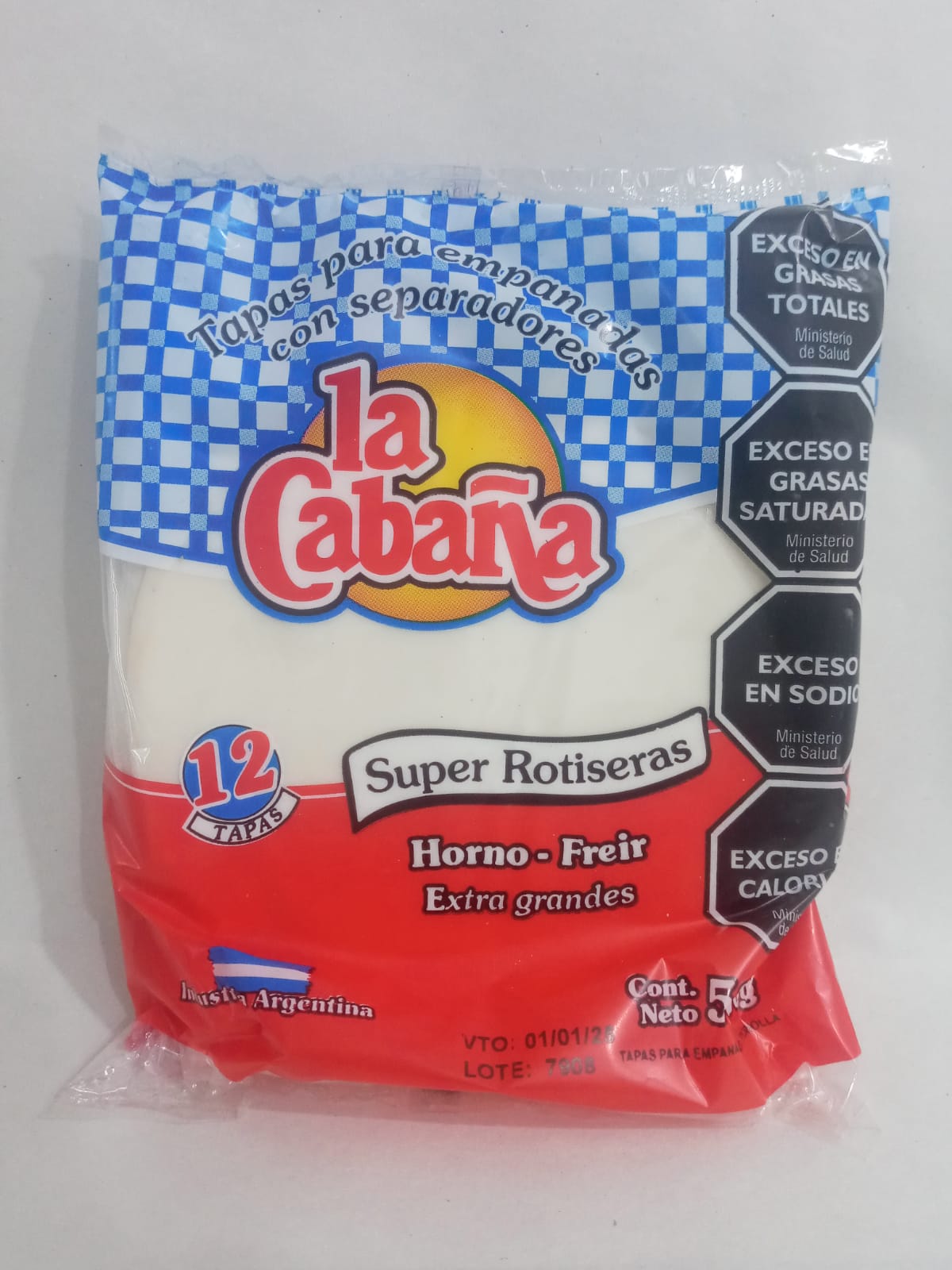 Tapas de empanadas rotiseras